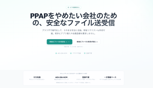 中小企業・個人事業主向けセキュリティスイート「SecureMint」を公開しました